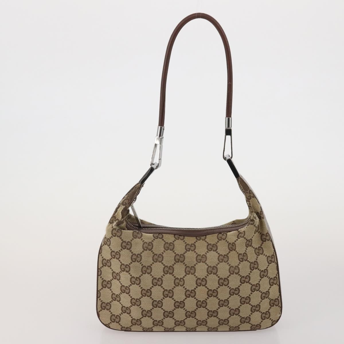 GUCCI GG Canvas Shoulder Bag 4 Set Navy Beige Auth 193327
