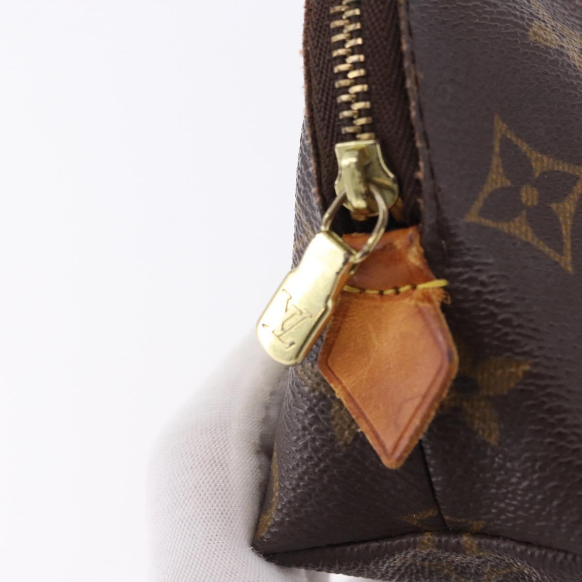 LOUIS VUITTON Monogram Pochette Cosmetic PM Pouch M43998 LV Auth 193337
