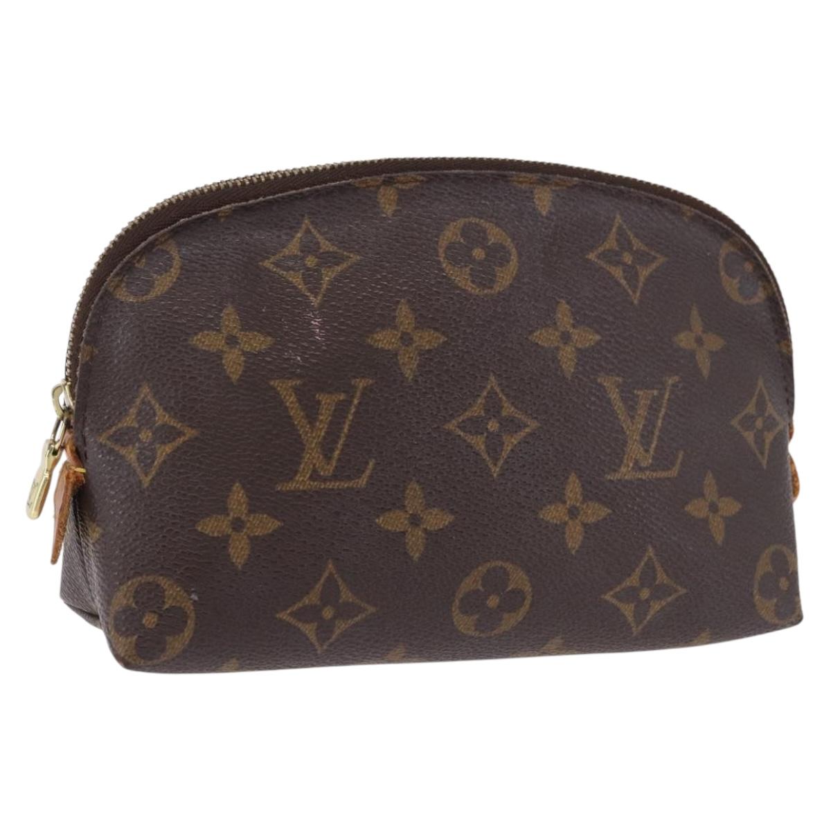 LOUIS VUITTON Monogram Pochette Cosmetic PM Pouch M43998 LV Auth 193337