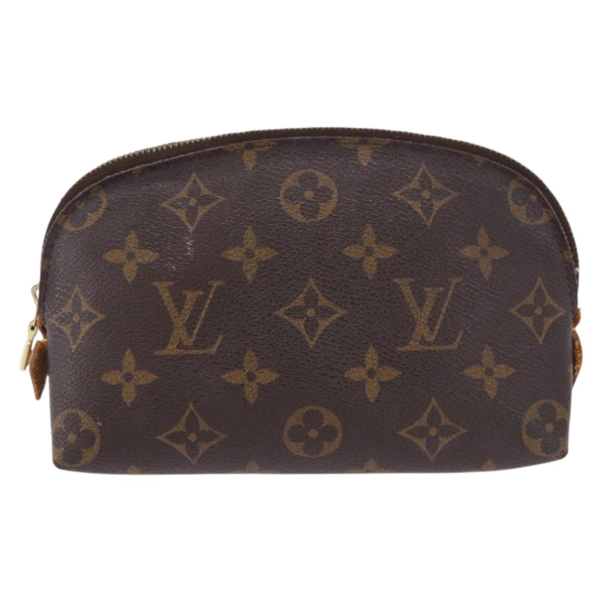 LOUIS VUITTON Monogram Pochette Cosmetic PM Pouch M43998 LV Auth 193337
