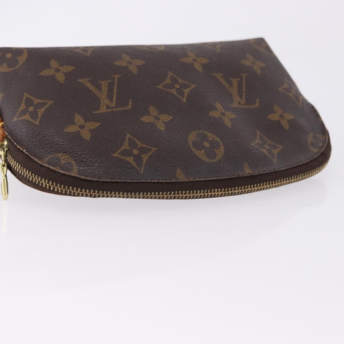 LOUIS VUITTON Monogram Pochette Cosmetic PM Pouch M43998 LV Auth 193337