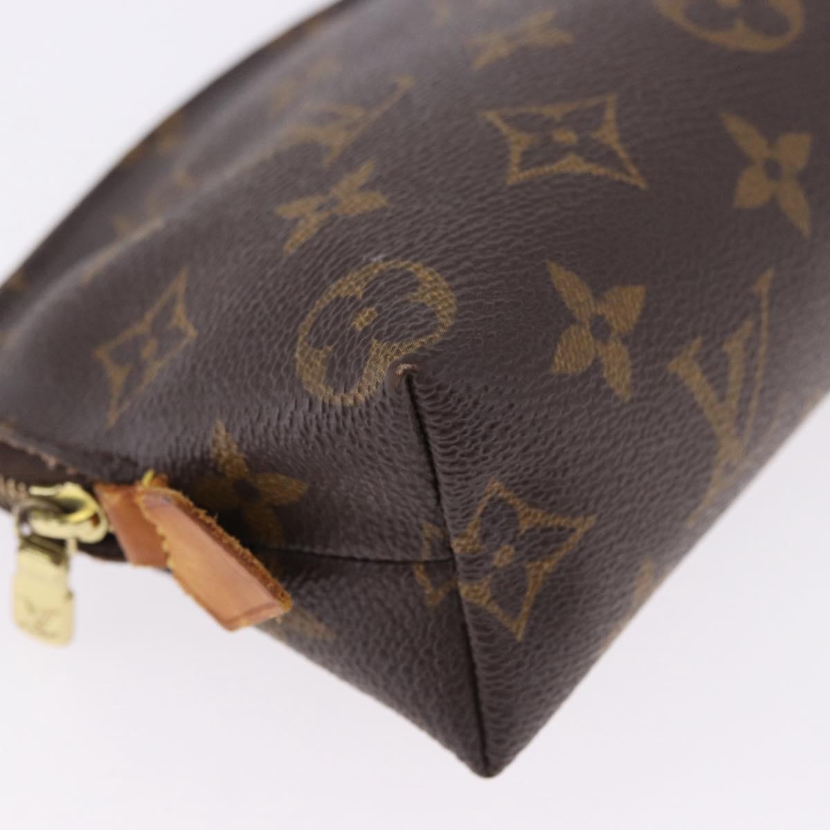 LOUIS VUITTON Monogram Pochette Cosmetic PM Pouch M43998 LV Auth 193337