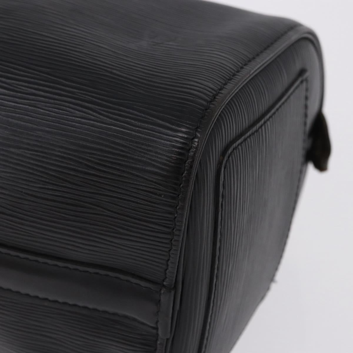 LOUIS VUITTON Epi Speedy 25 Hand Bag Black M59042 LV Auth 193346V