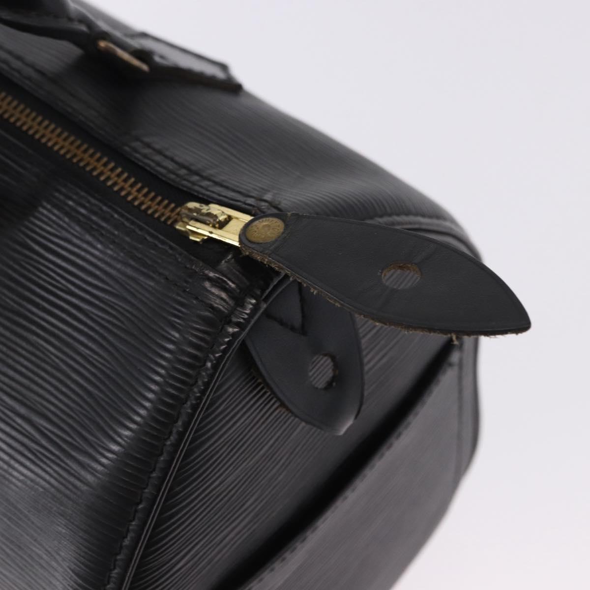 LOUIS VUITTON Epi Speedy 25 Hand Bag Black M59042 LV Auth 193346V