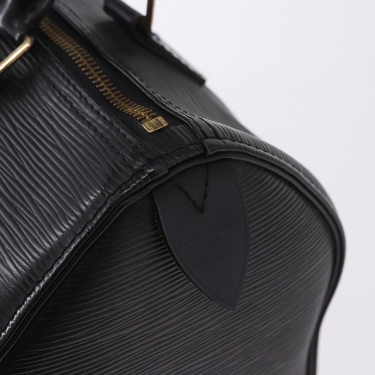 LOUIS VUITTON Epi Speedy 25 Hand Bag Black M59042 LV Auth 193346V