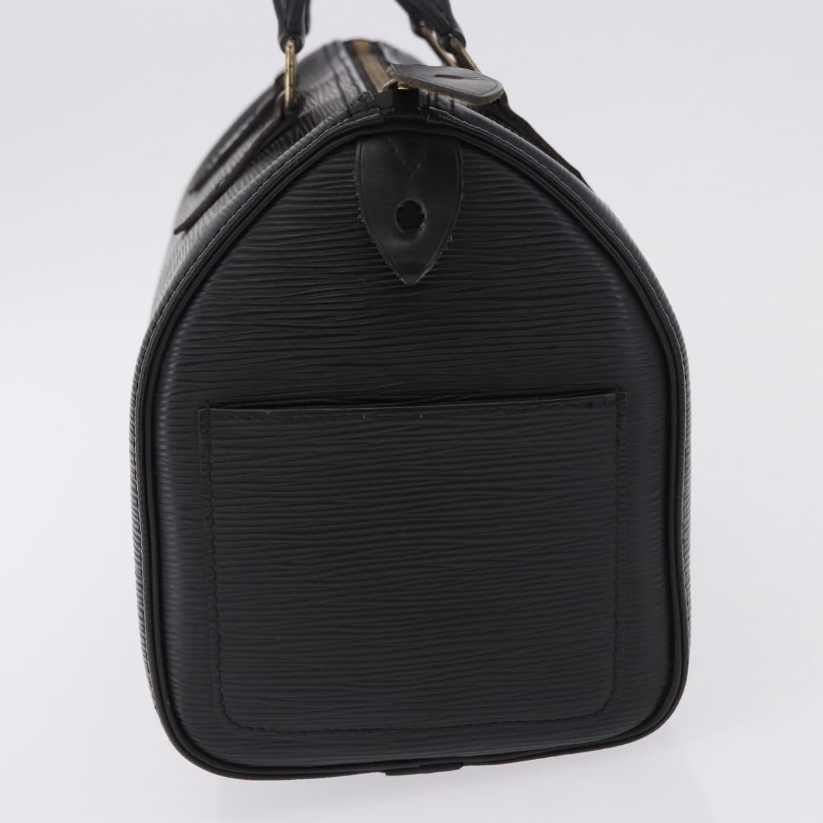 LOUIS VUITTON Epi Speedy 25 Hand Bag Black M59042 LV Auth 193346V