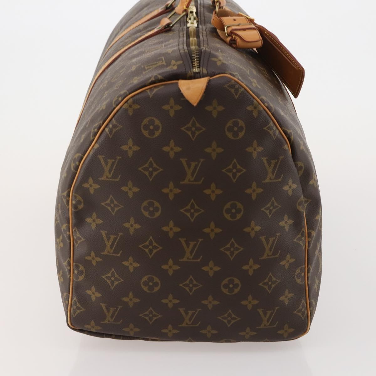 LOUIS VUITTON Monogram Keepall 55 Boston Bag M41424 LV Auth 193350A