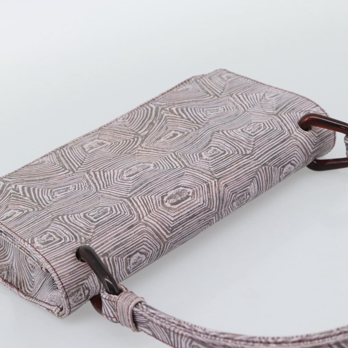 PRADA Shoulder Bag Leather Pink Auth 193352V