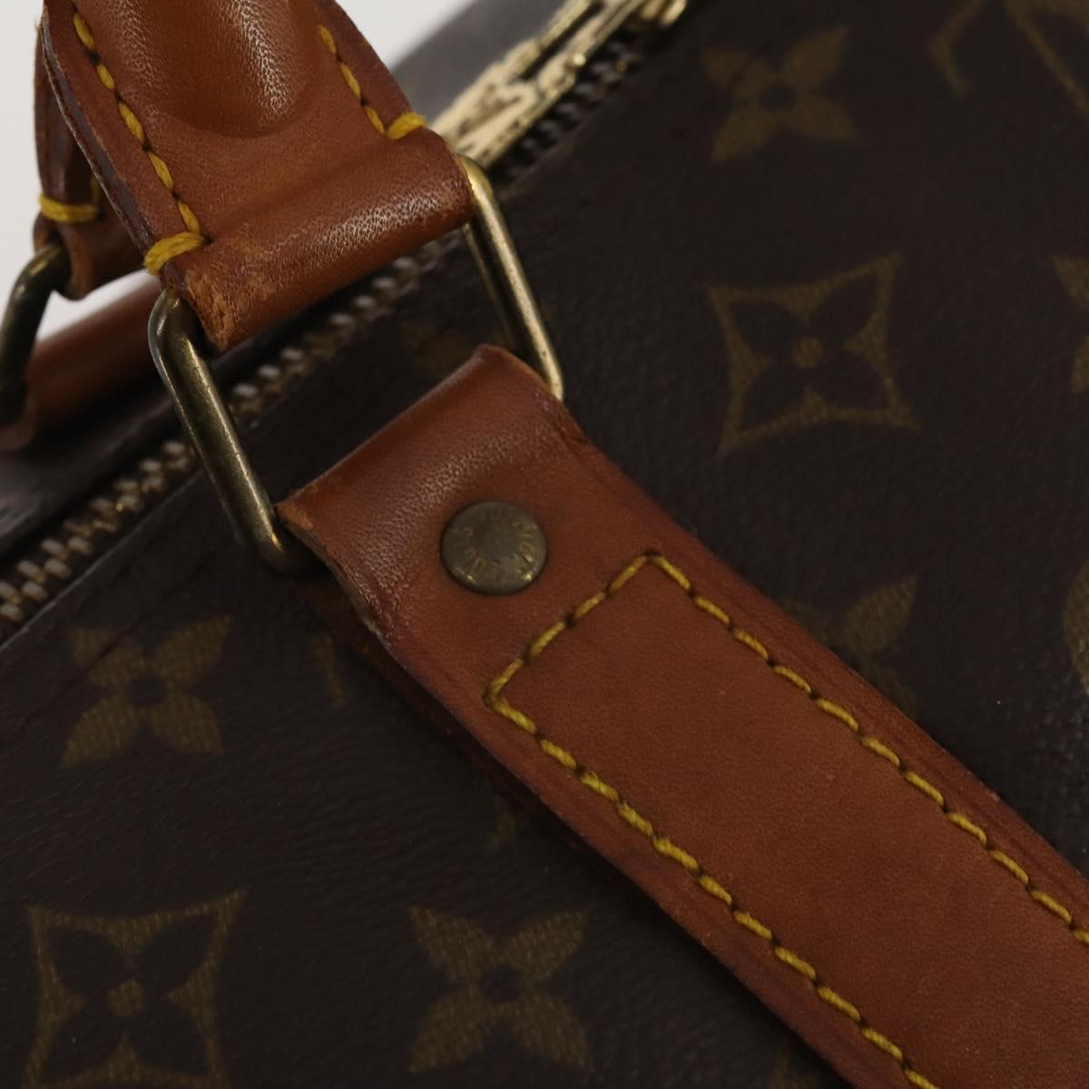 LOUIS VUITTON Monogram Keepall Bandouliere 60 Boston Bag M41412 LV Auth 193362