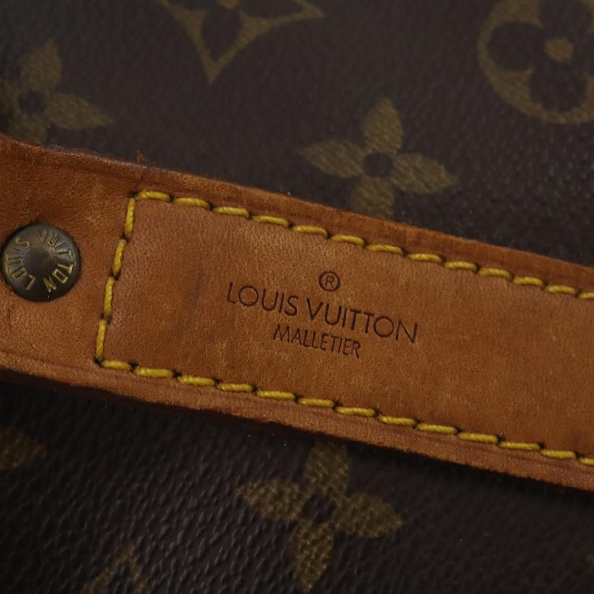 LOUIS VUITTON Monogram Keepall Bandouliere 60 Boston Bag M41412 LV Auth 193362