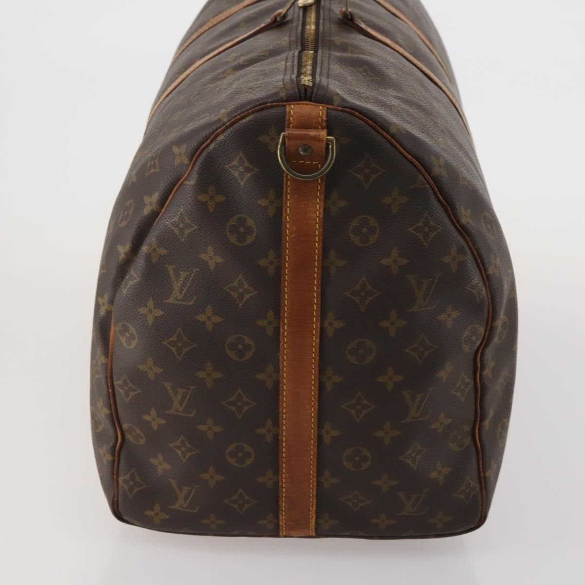 LOUIS VUITTON Monogram Keepall Bandouliere 60 Boston Bag M41412 LV Auth 193362