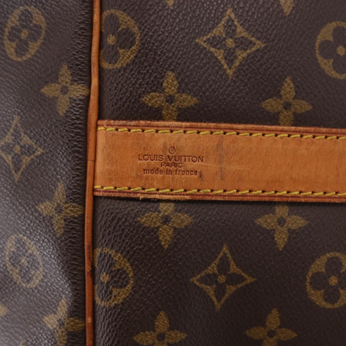 LOUIS VUITTON Monogram Keepall Bandouliere 60 Boston Bag M41412 LV Auth 193363