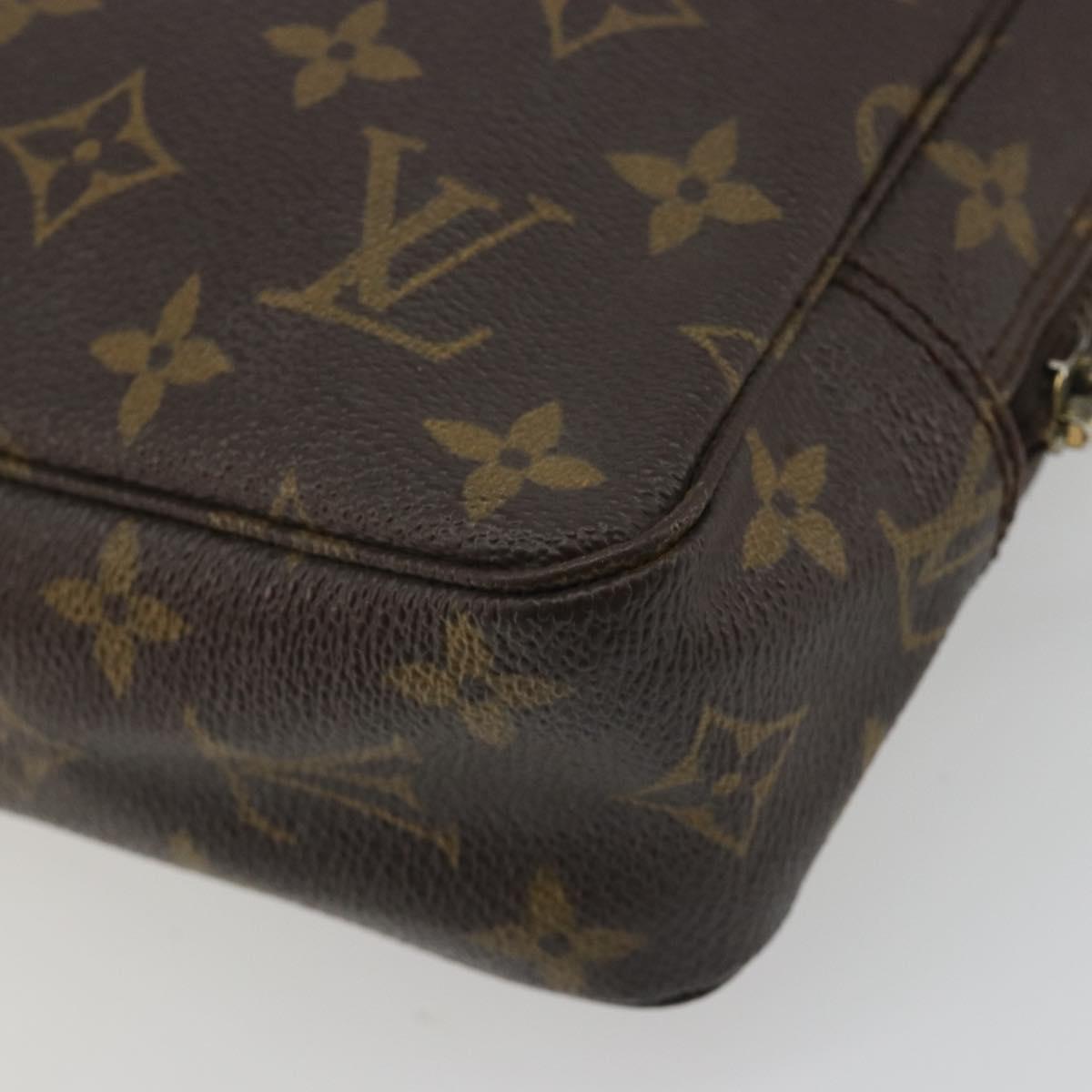 LOUIS VUITTON Monogram Trousse Toilette 23 Clutch Bag M47524 LV Auth 193367