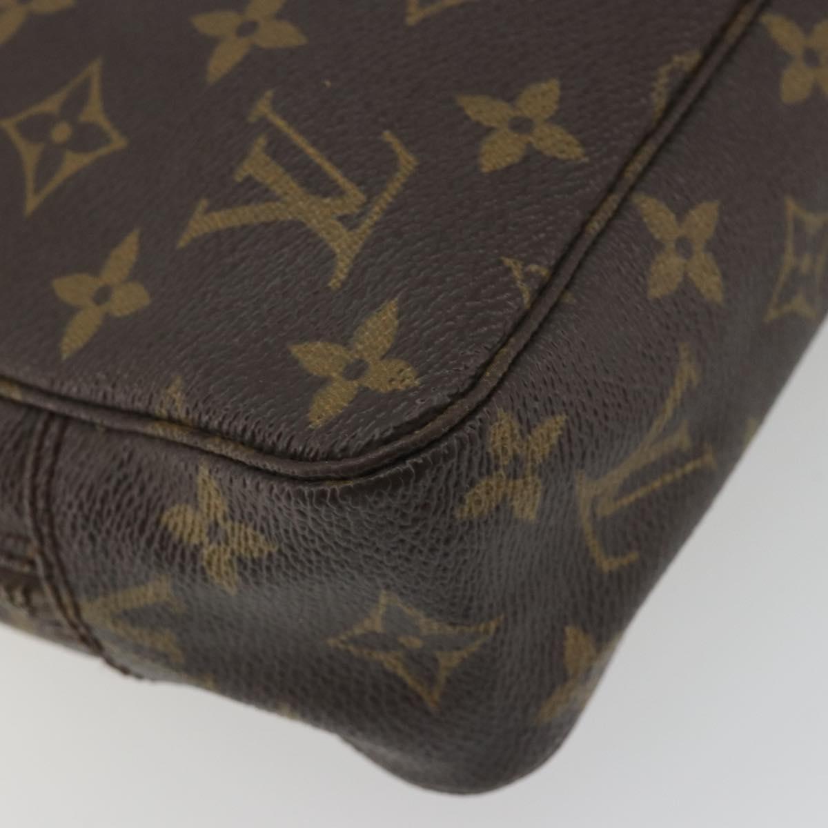 LOUIS VUITTON Monogram Trousse Toilette 23 Clutch Bag M47524 LV Auth 193367