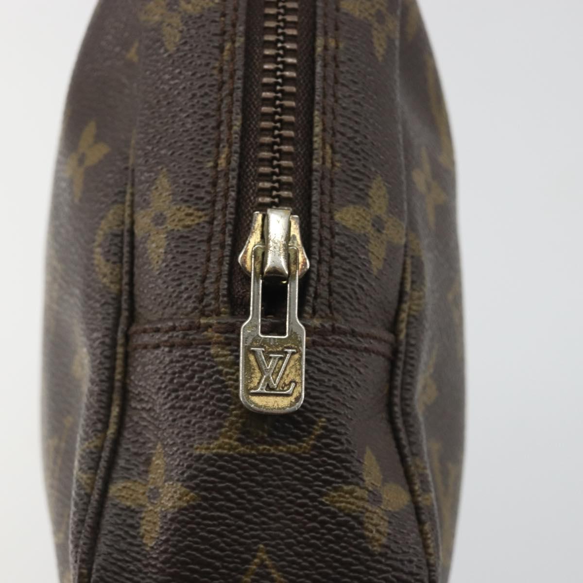 LOUIS VUITTON Monogram Trousse Toilette 23 Clutch Bag M47524 LV Auth 193367