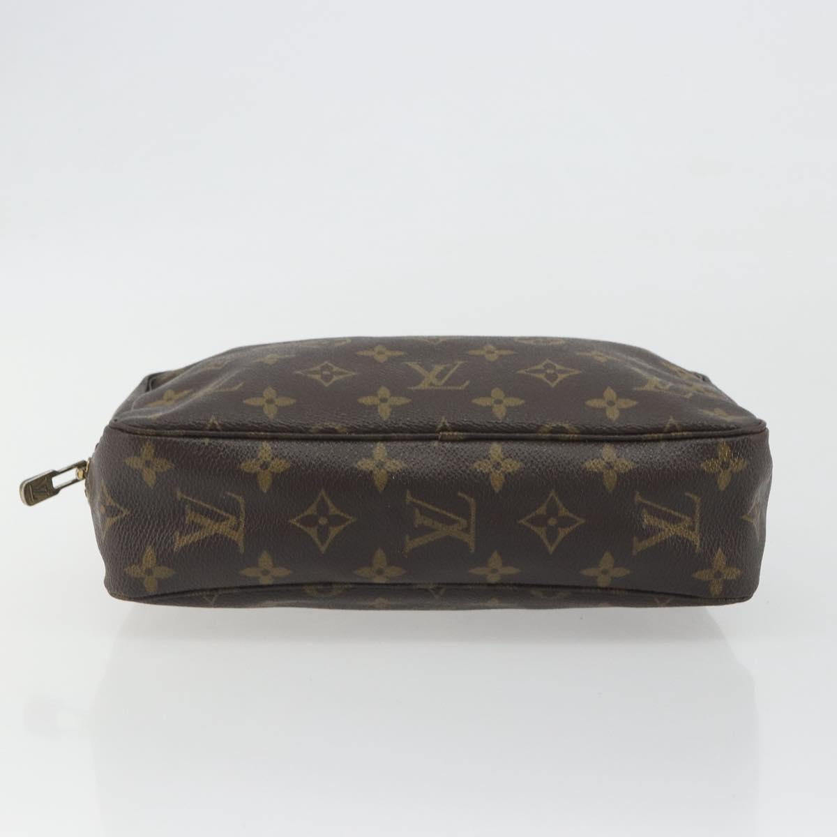LOUIS VUITTON Monogram Trousse Toilette 23 Clutch Bag M47524 LV Auth 193367