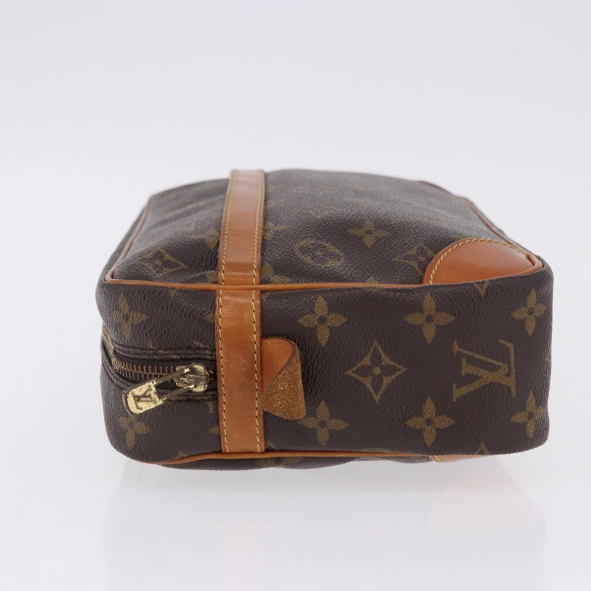 LOUIS VUITTON Monogram Compiegne 28 Clutch Bag M51845 LV Auth 193376