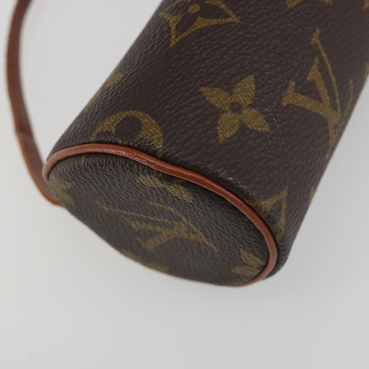 LOUIS VUITTON Monogram Papillon Pouch LV Auth 193377