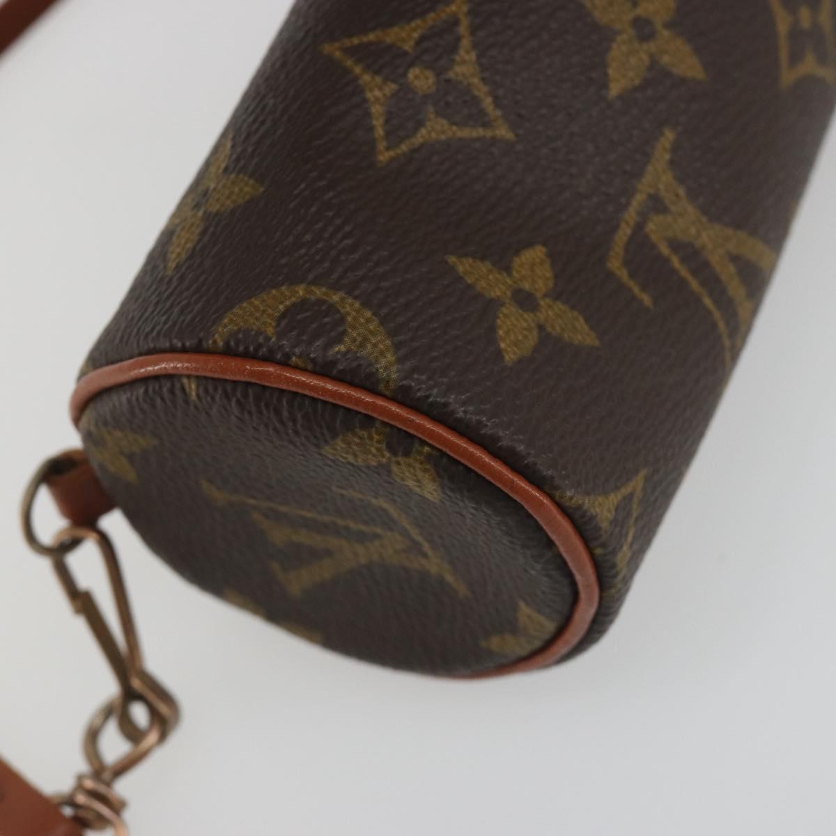 LOUIS VUITTON Monogram Papillon Pouch LV Auth 193377