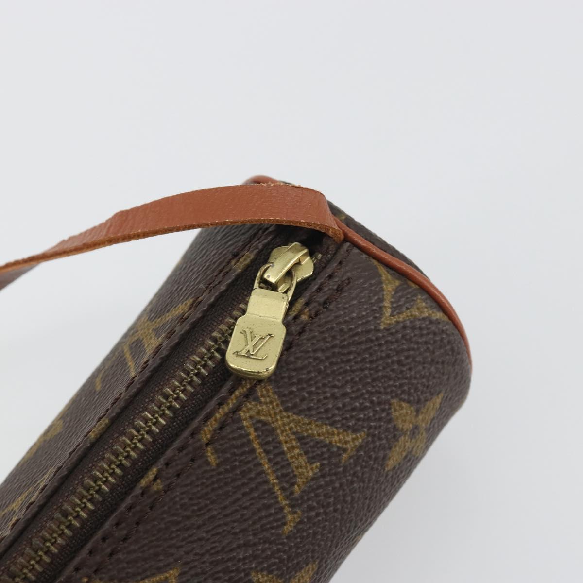 LOUIS VUITTON Monogram Papillon Pouch LV Auth 193377