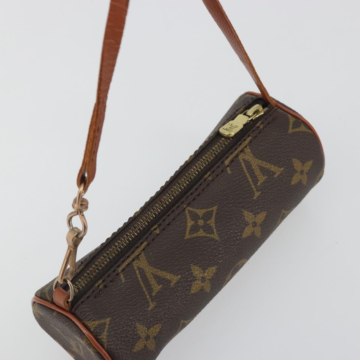 LOUIS VUITTON Monogram Papillon Pouch LV Auth 193377