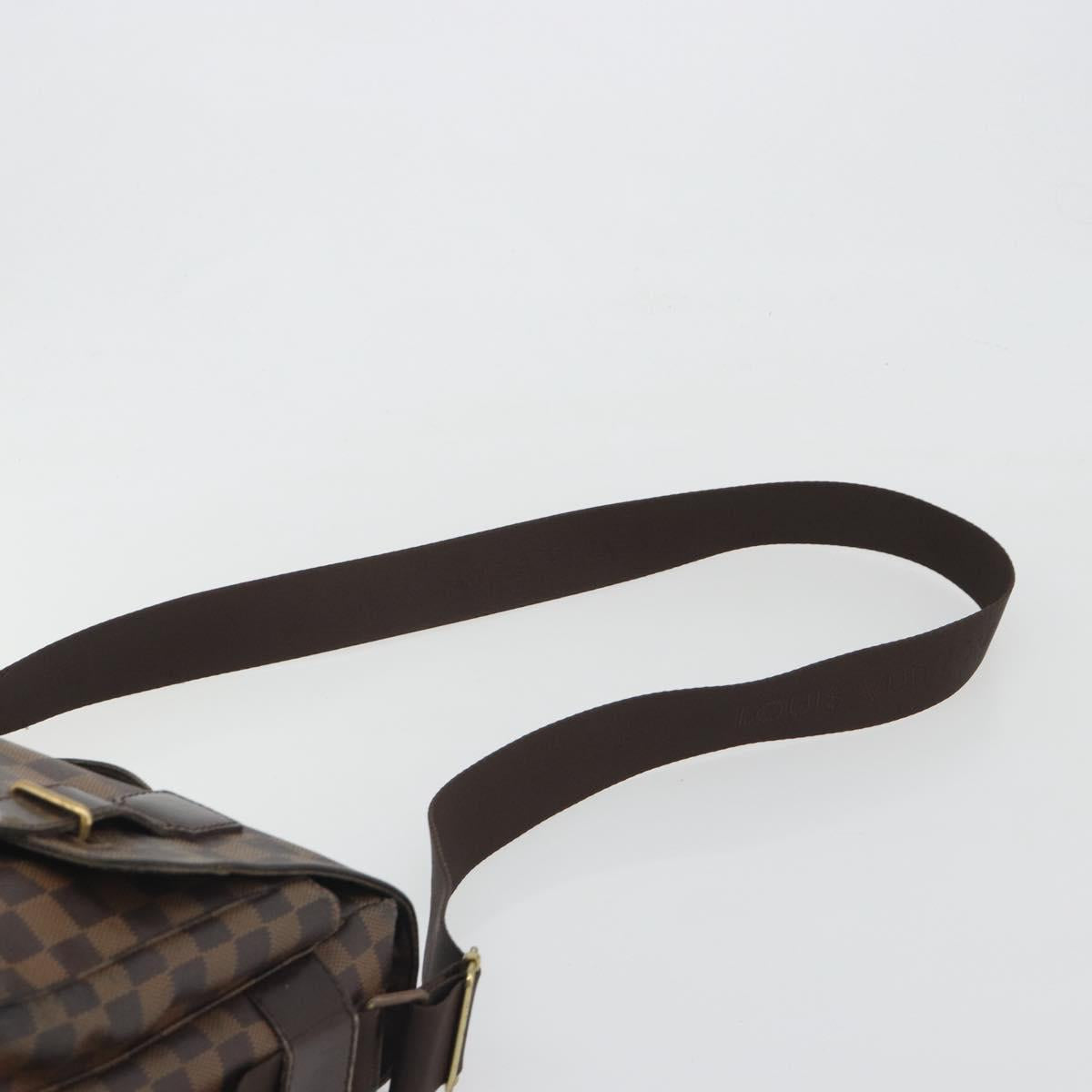 LOUIS VUITTON Damier Ebene Broadway Shoulder Bag N42270 LV Auth 193382