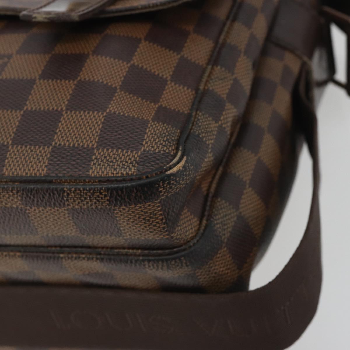 LOUIS VUITTON Damier Ebene Broadway Shoulder Bag N42270 LV Auth 193382