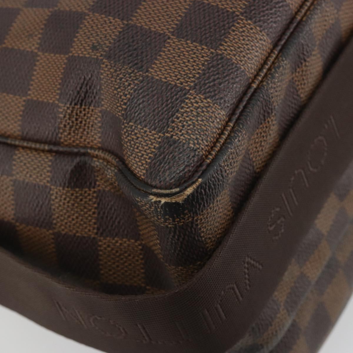 LOUIS VUITTON Damier Ebene Broadway Shoulder Bag N42270 LV Auth 193382