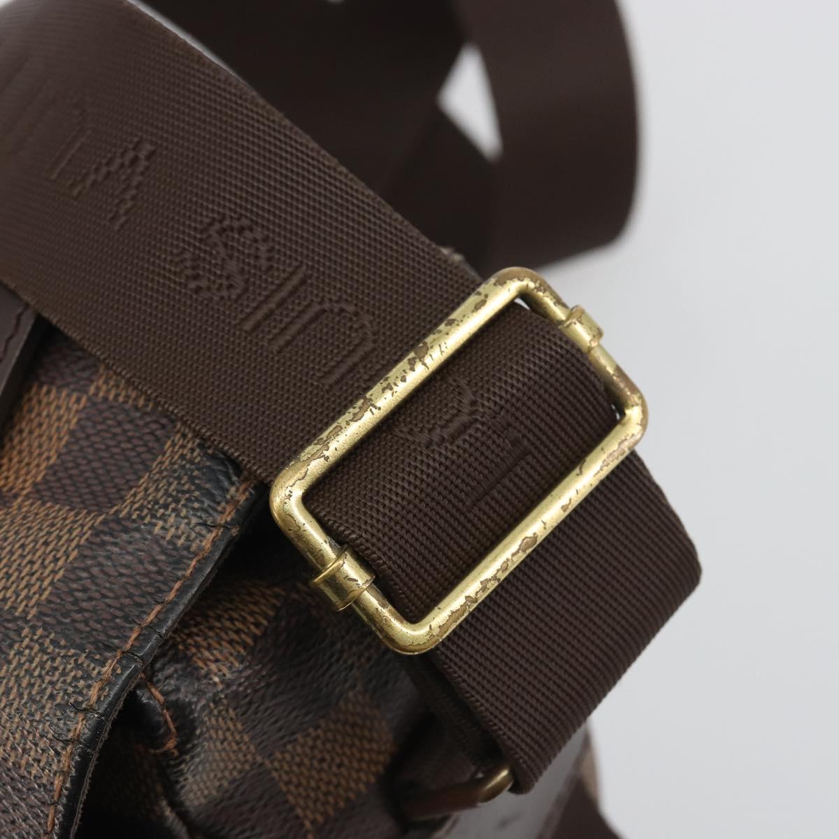 LOUIS VUITTON Damier Ebene Broadway Shoulder Bag N42270 LV Auth 193382