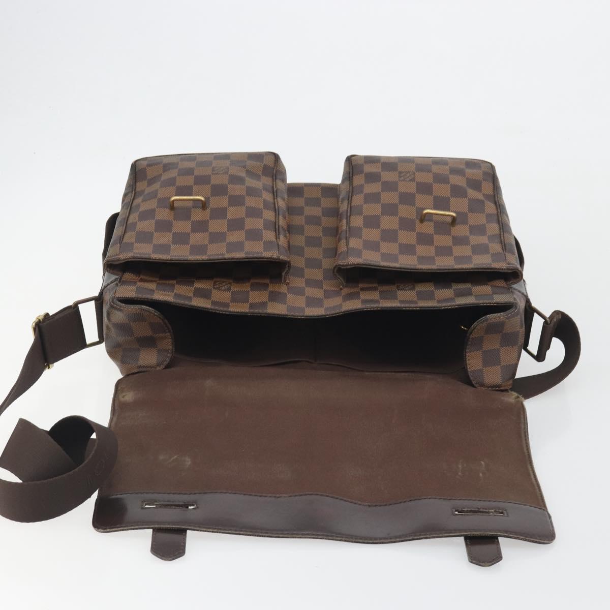 LOUIS VUITTON Damier Ebene Broadway Shoulder Bag N42270 LV Auth 193382