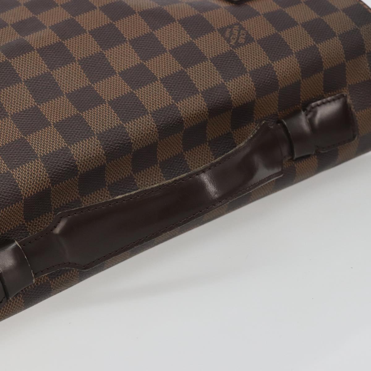 LOUIS VUITTON Damier Ebene Broadway Shoulder Bag N42270 LV Auth 193382