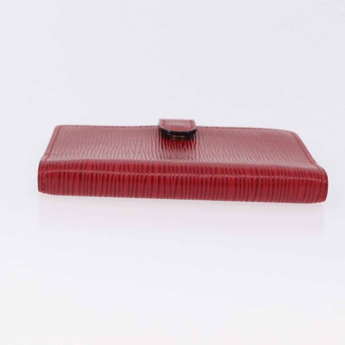 LOUIS VUITTON Epi Agenda PM Day Planner Cover Red R20057 LV Auth 193386