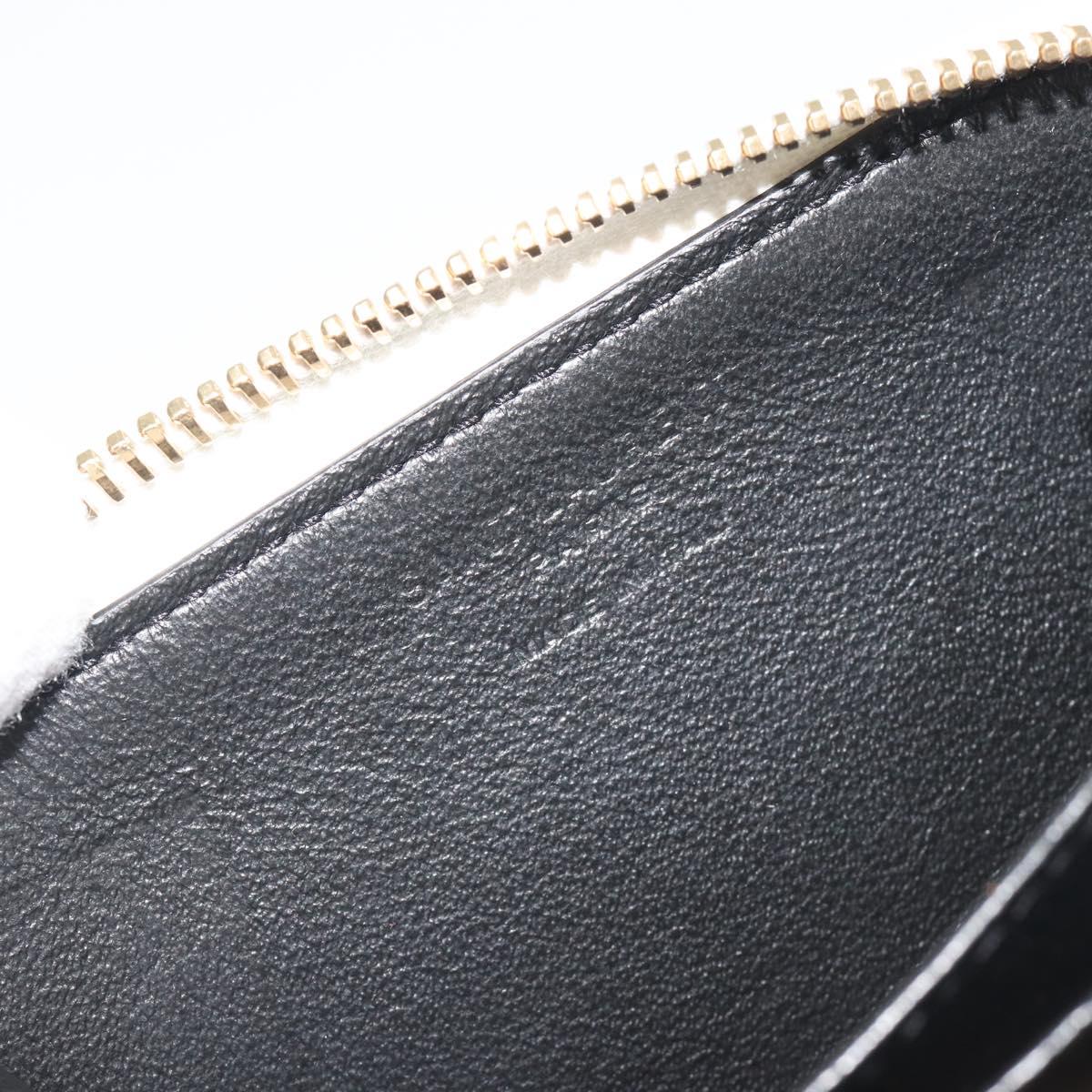 SAINT LAURENT Coin Purse Leather Multicolor Silver Auth 193388V