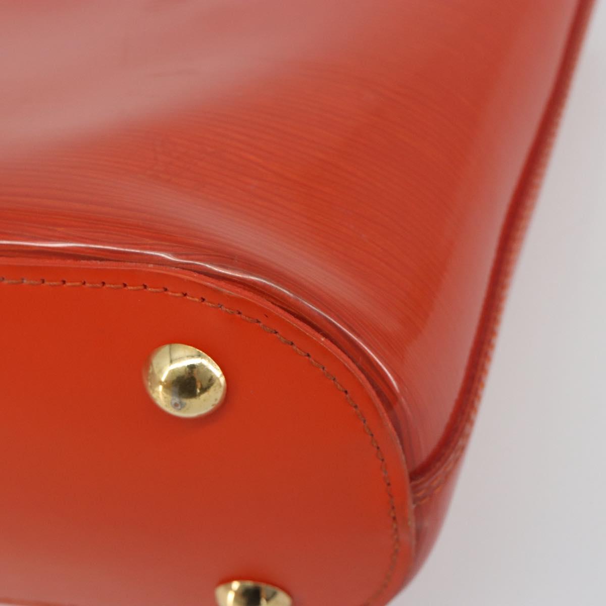 LOUIS VUITTON Epi Plage Mini Lagoon Bay Hand Bag Orange M92262 LV Auth 193390A