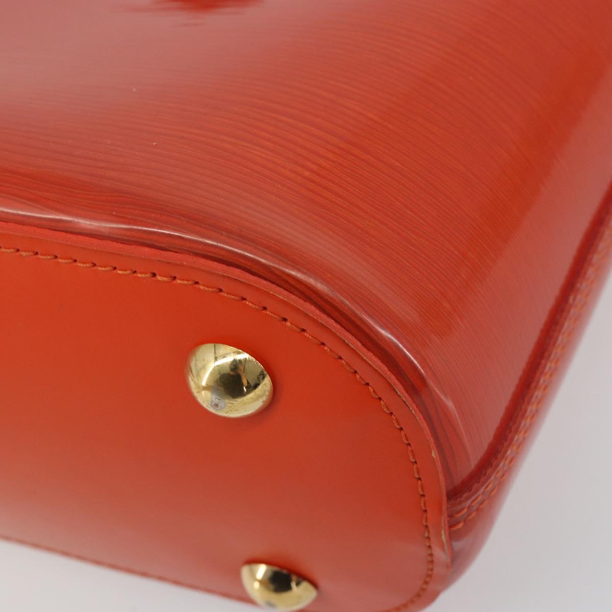 LOUIS VUITTON Epi Plage Mini Lagoon Bay Hand Bag Orange M92262 LV Auth 193390A