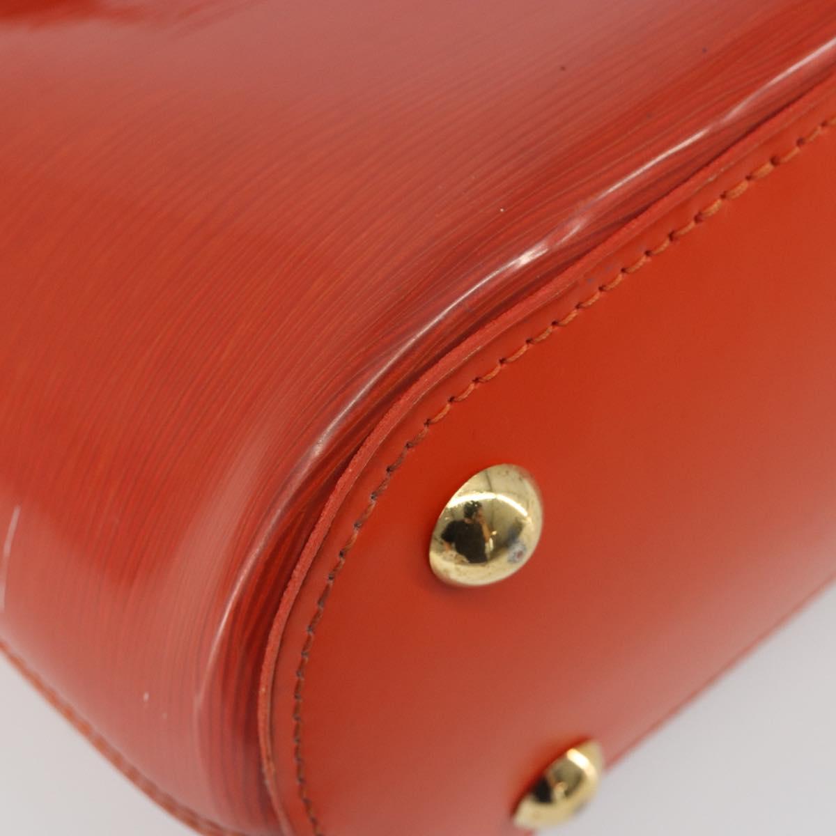 LOUIS VUITTON Epi Plage Mini Lagoon Bay Hand Bag Orange M92262 LV Auth 193390A