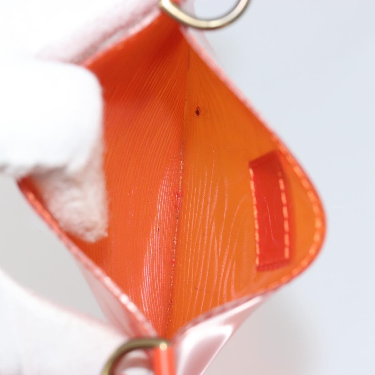 LOUIS VUITTON Epi Plage Mini Lagoon Bay Hand Bag Orange M92262 LV Auth 193390A
