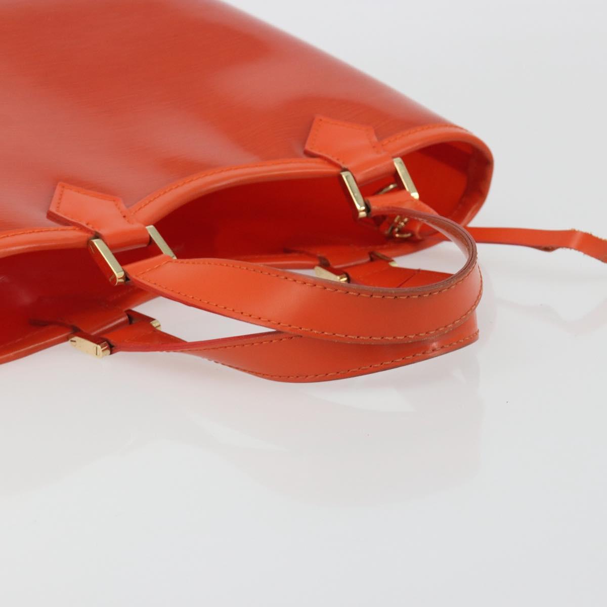 LOUIS VUITTON Epi Plage Mini Lagoon Bay Hand Bag Orange M92262 LV Auth 193390A