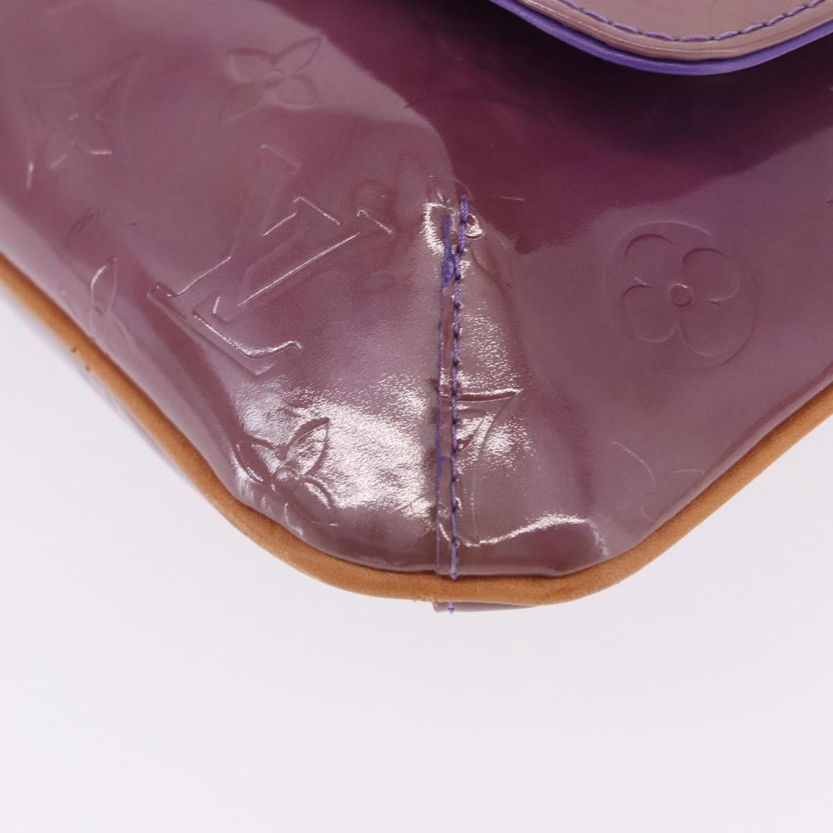 LOUIS VUITTON Monogram Vernis Thompson Street Purple Viole M91095 Auth 193393A