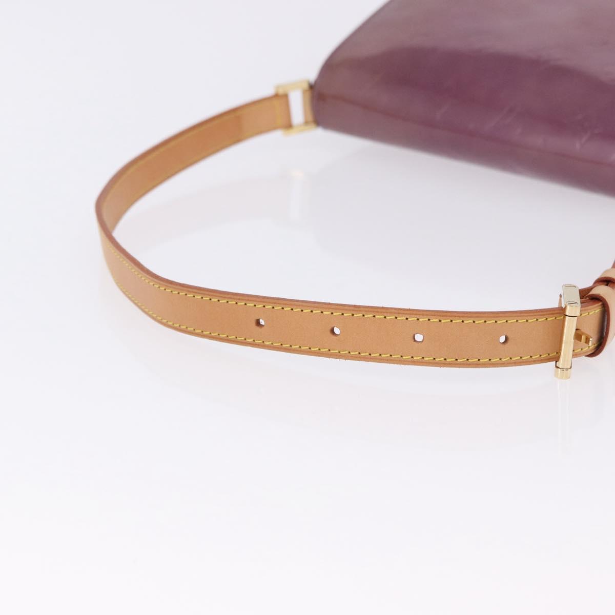 LOUIS VUITTON Monogram Vernis Thompson Street Purple Viole M91095 Auth 193393A