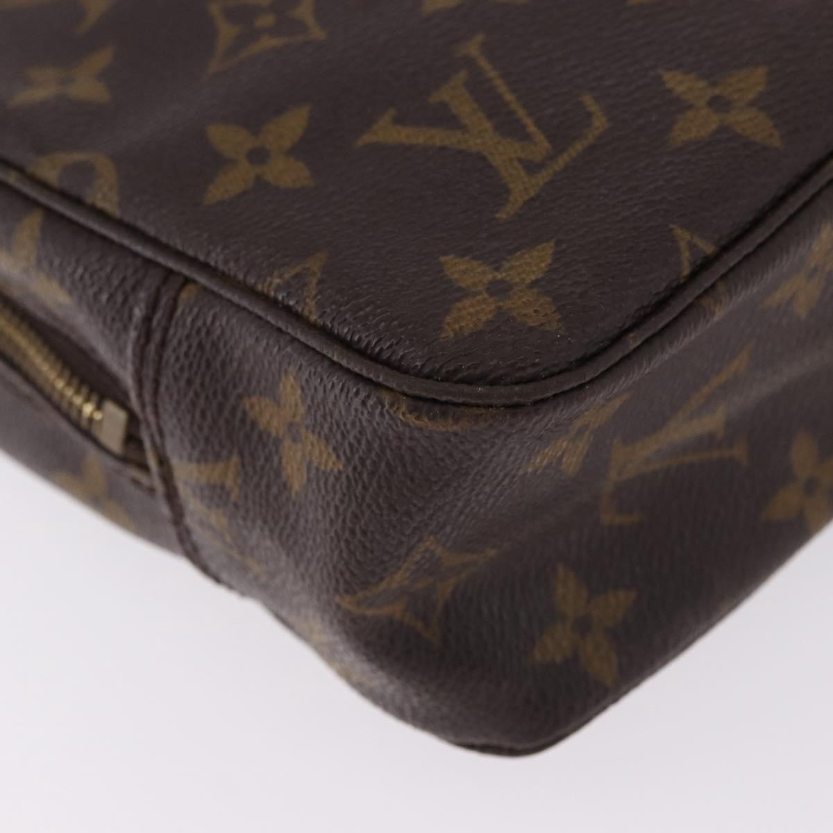 LOUIS VUITTON Monogram Trousse Toilette 23 Clutch Bag M47524 LV Auth 193396