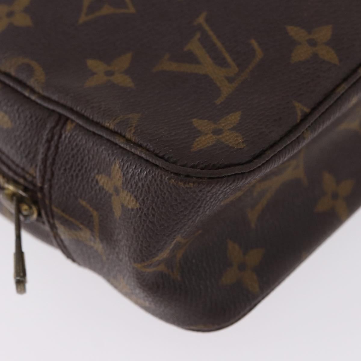 LOUIS VUITTON Monogram Trousse Toilette 23 Clutch Bag M47524 LV Auth 193396