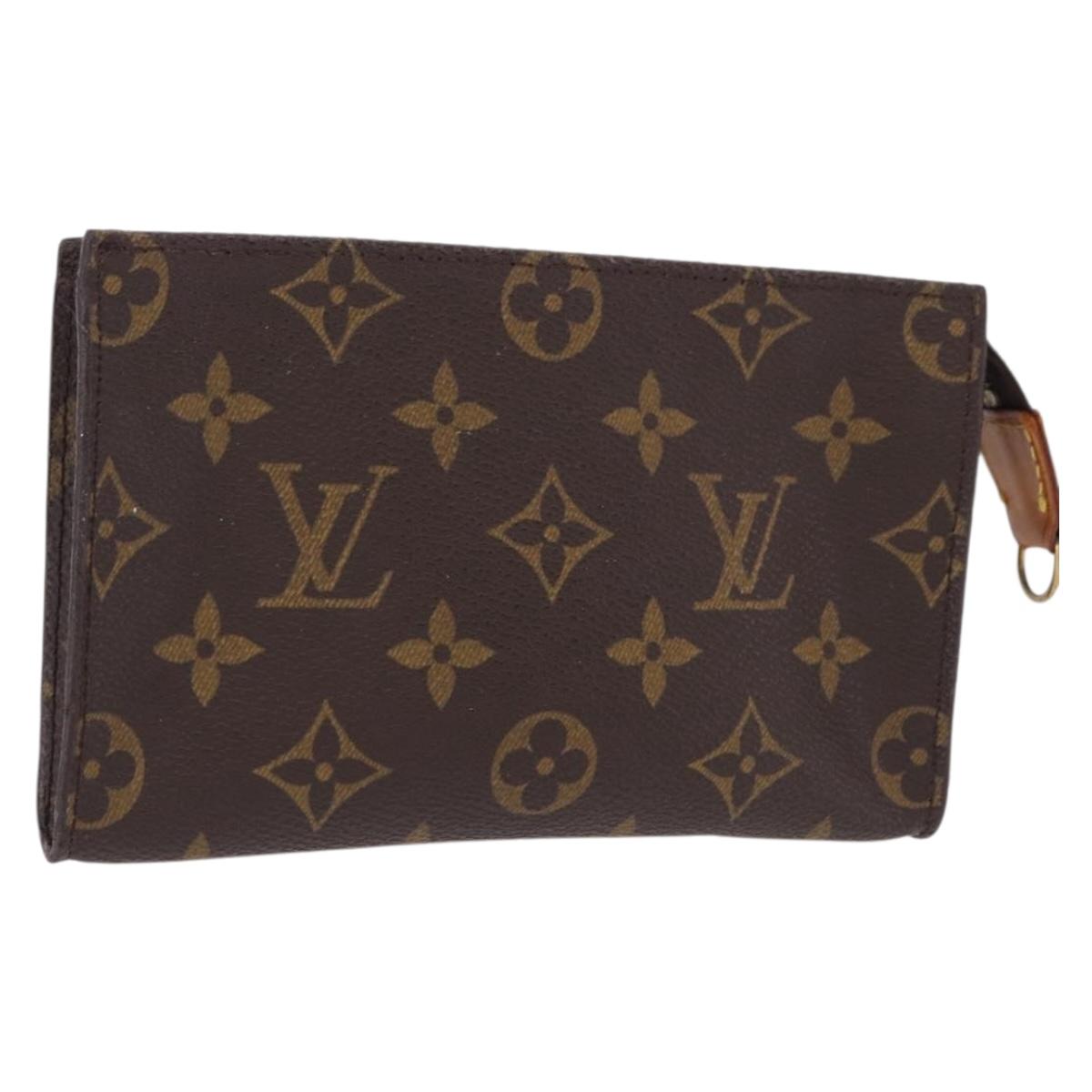 LOUIS VUITTON Monogram Bucket PM Accessory Pouch LV Auth 193417