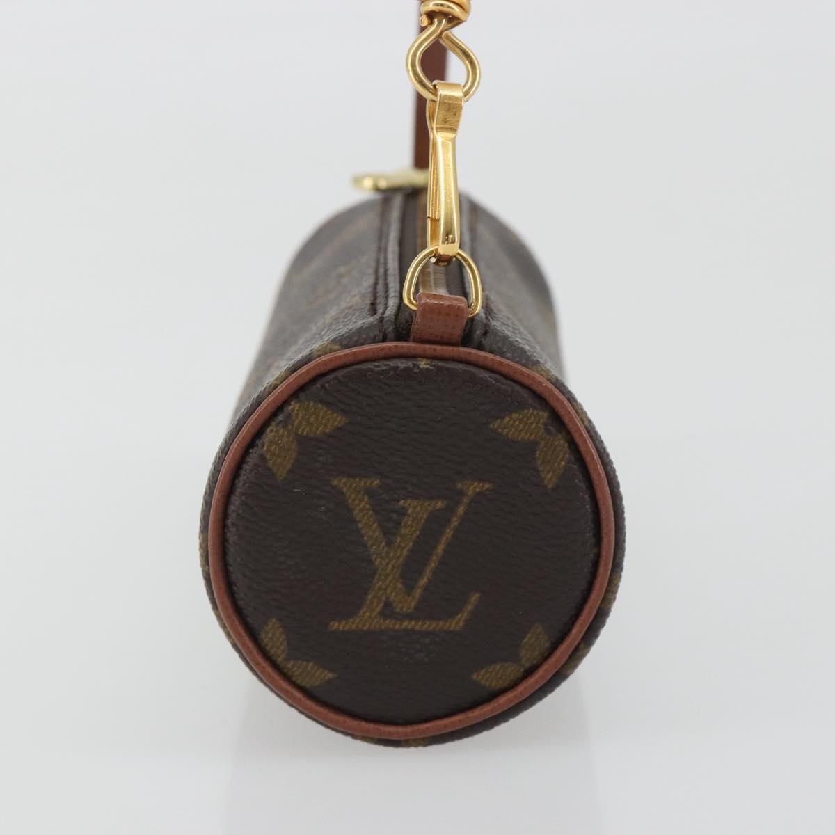 LOUIS VUITTON Monogram Papillon Pouch LV Auth 193418V