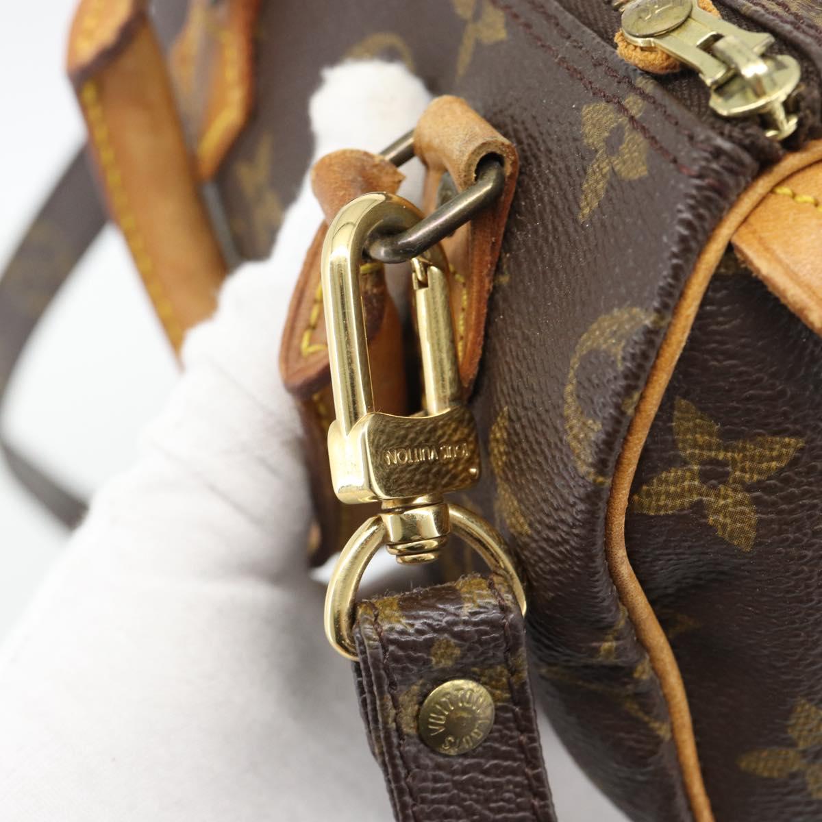LOUIS VUITTON Monogram Mini Speedy Hand Bag M41534 LV Auth 193420