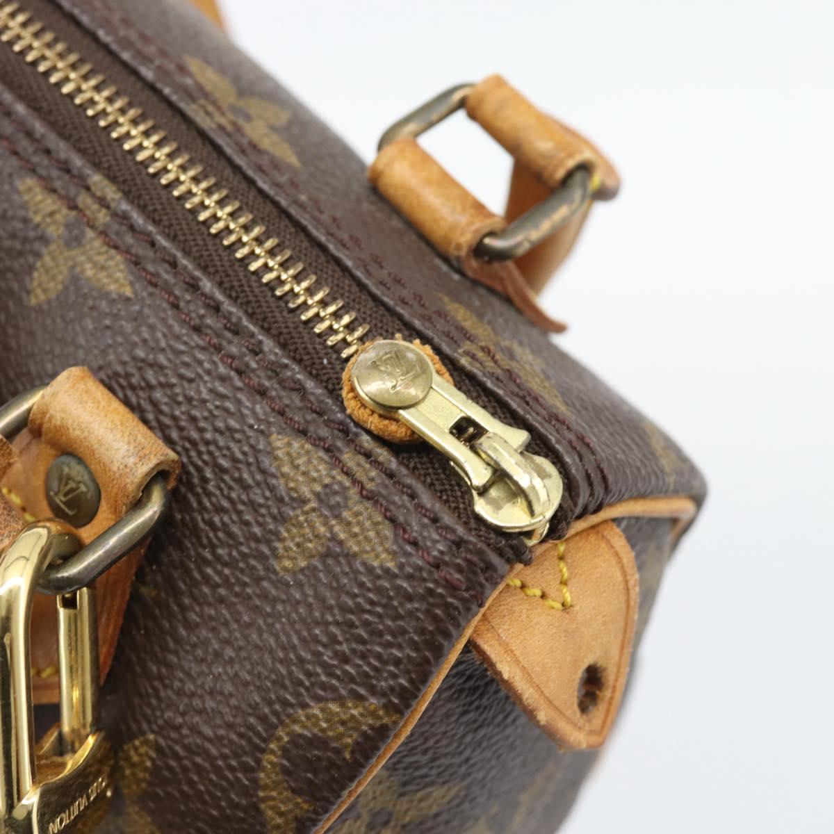 LOUIS VUITTON Monogram Mini Speedy Hand Bag M41534 LV Auth 193420