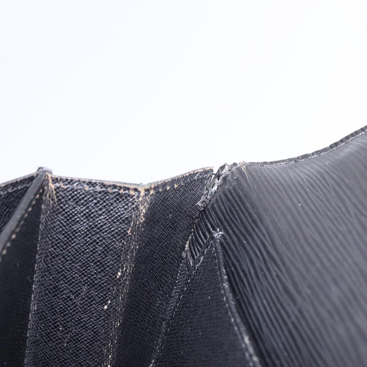 LOUIS VUITTON Epi ServietteConseiller Business Bag Black M54422 LV Auth 193430