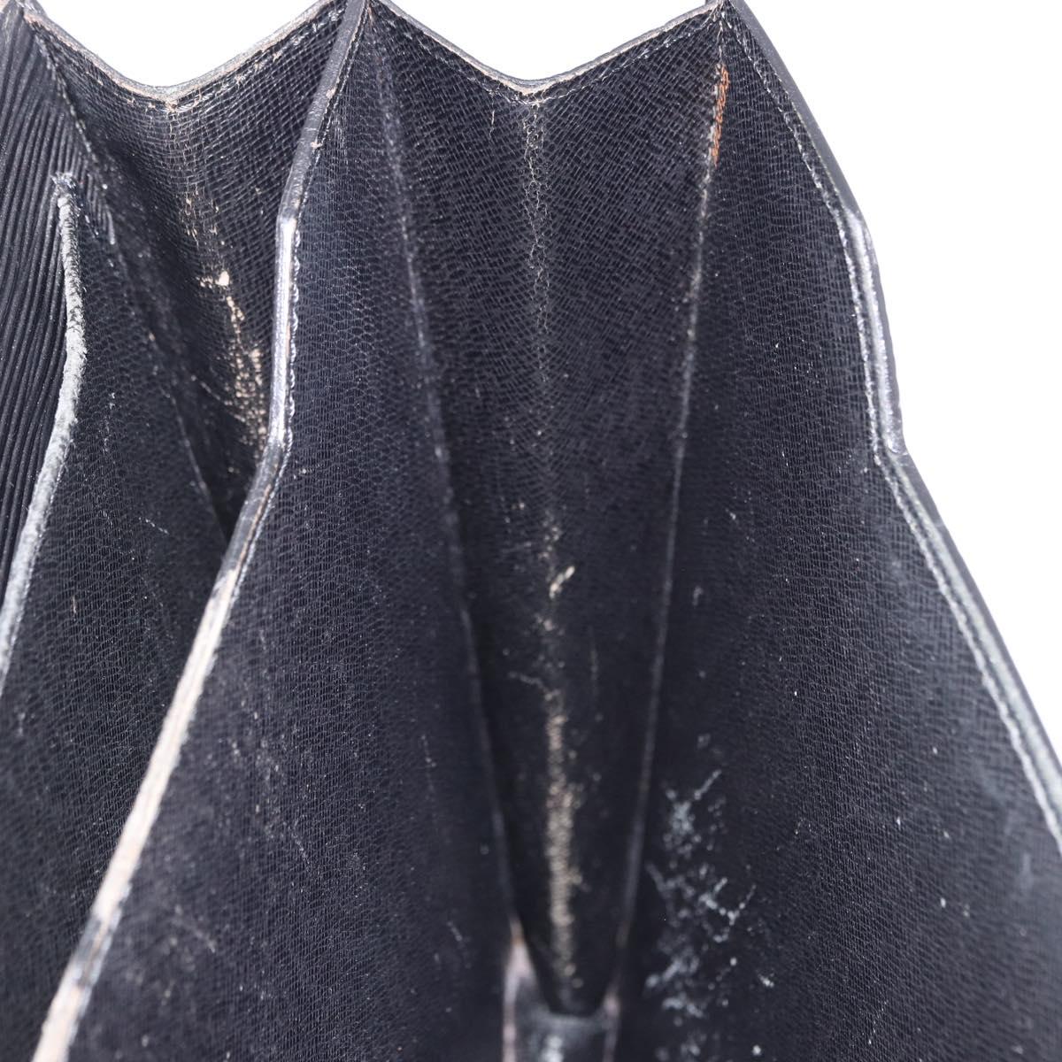 LOUIS VUITTON Epi ServietteConseiller Business Bag Black M54422 LV Auth 193430