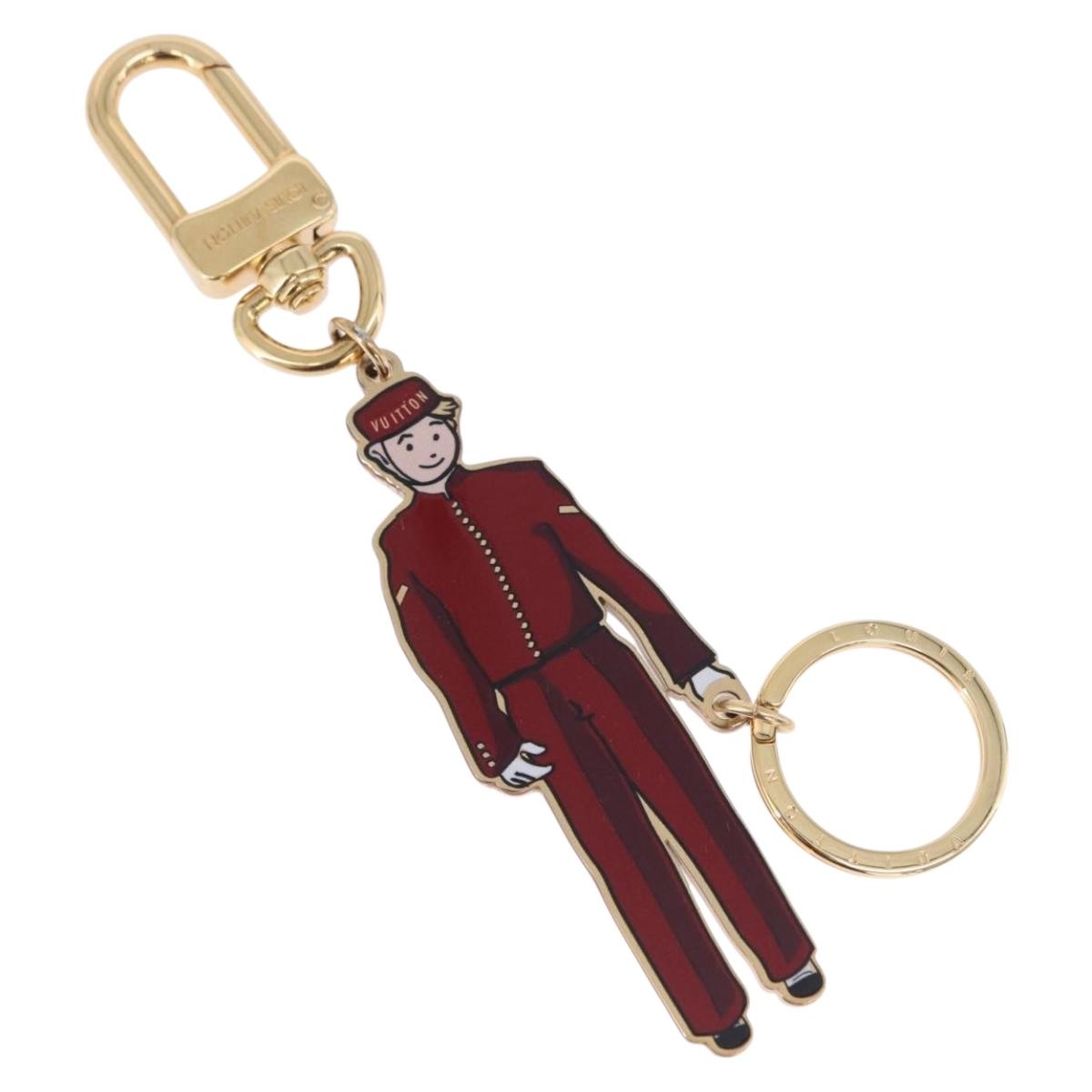 LOUIS VUITTON Porte Cles Bloombellboy Bag Charm metal Gold M66493 Auth 193433V