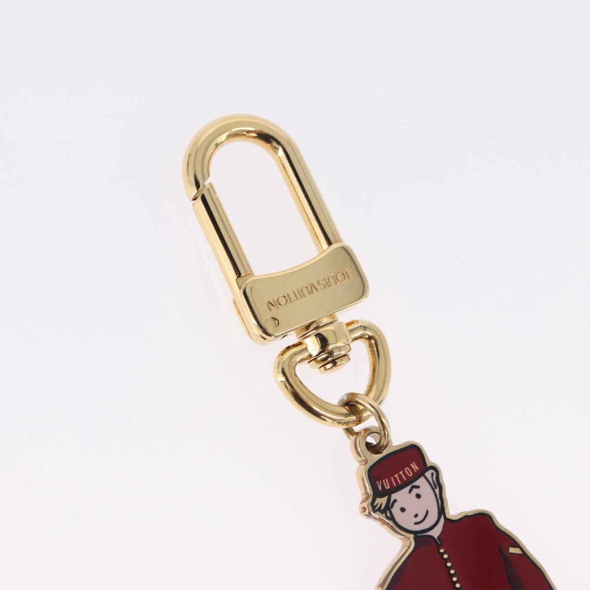 LOUIS VUITTON Porte Cles Bloombellboy Bag Charm metal Gold M66493 Auth 193433V
